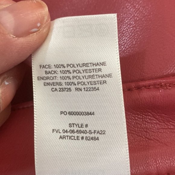 ❗️SOLD❗️Aritzia Wilfred Melina Faux Leather Pants Size 2 - Picture 7 of 7